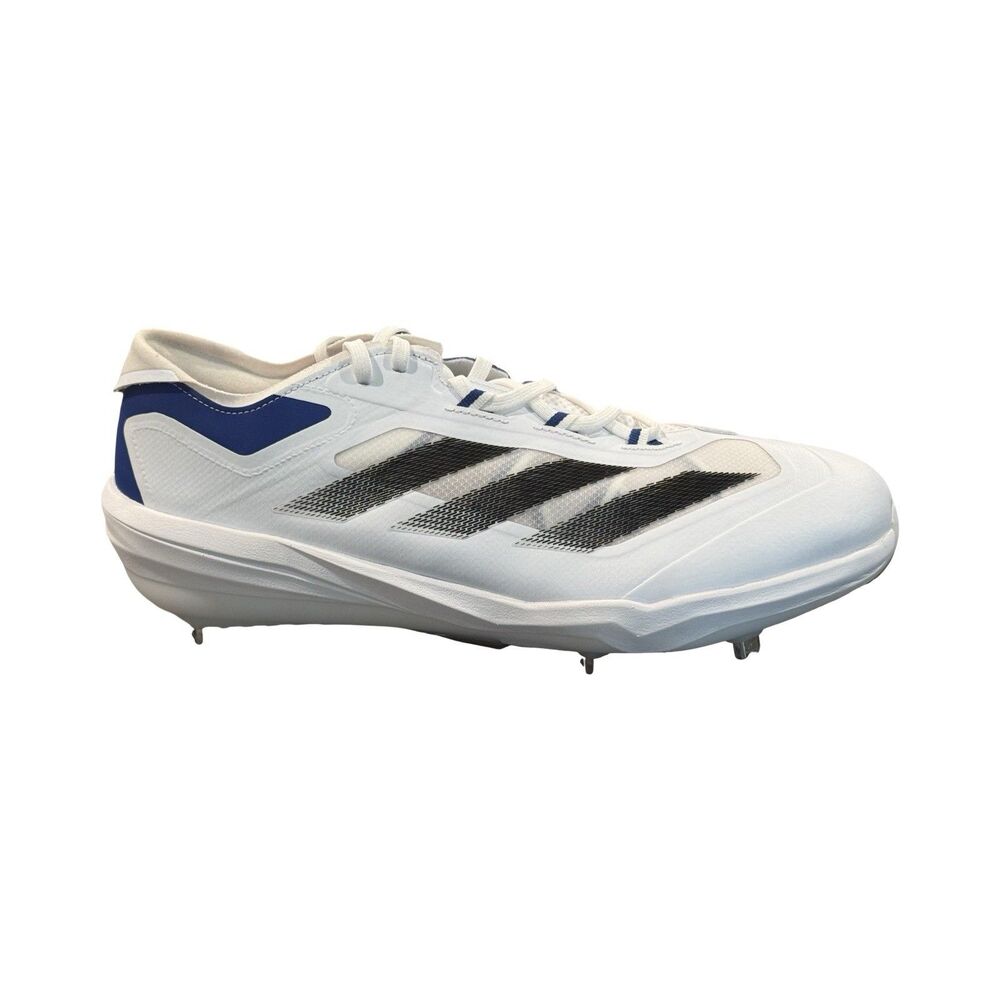 Size 13 Adidas Adizero Impact White Blue Mens Baseball Cleats ID0974